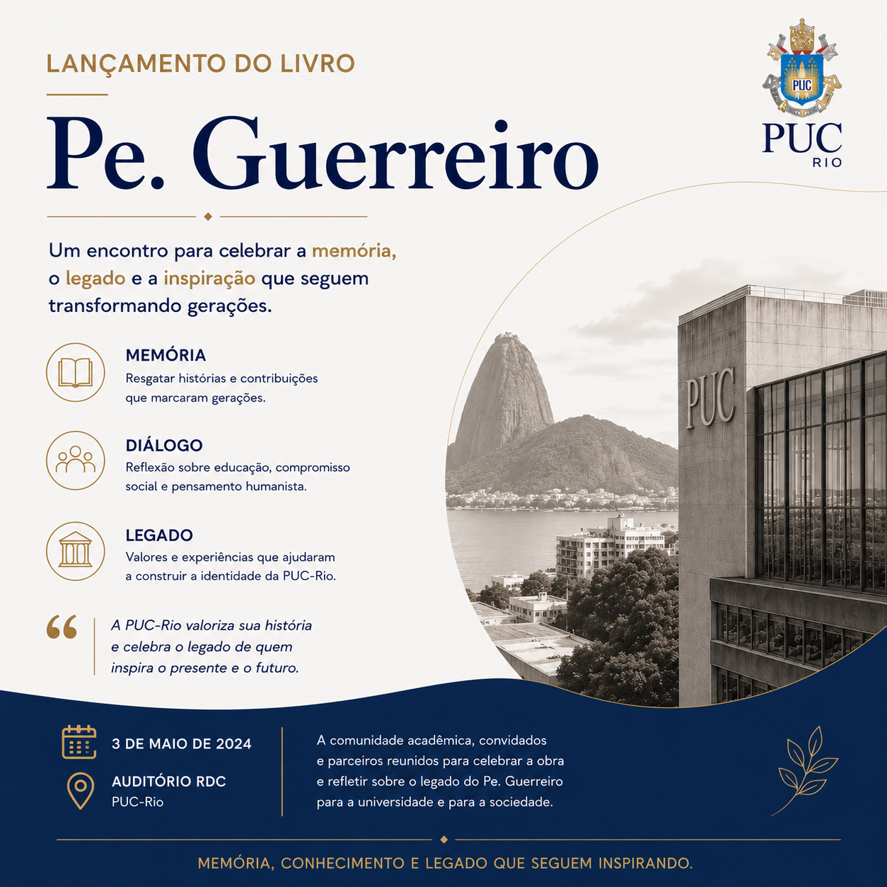 Lançamento do livro Pe. Guerreiro