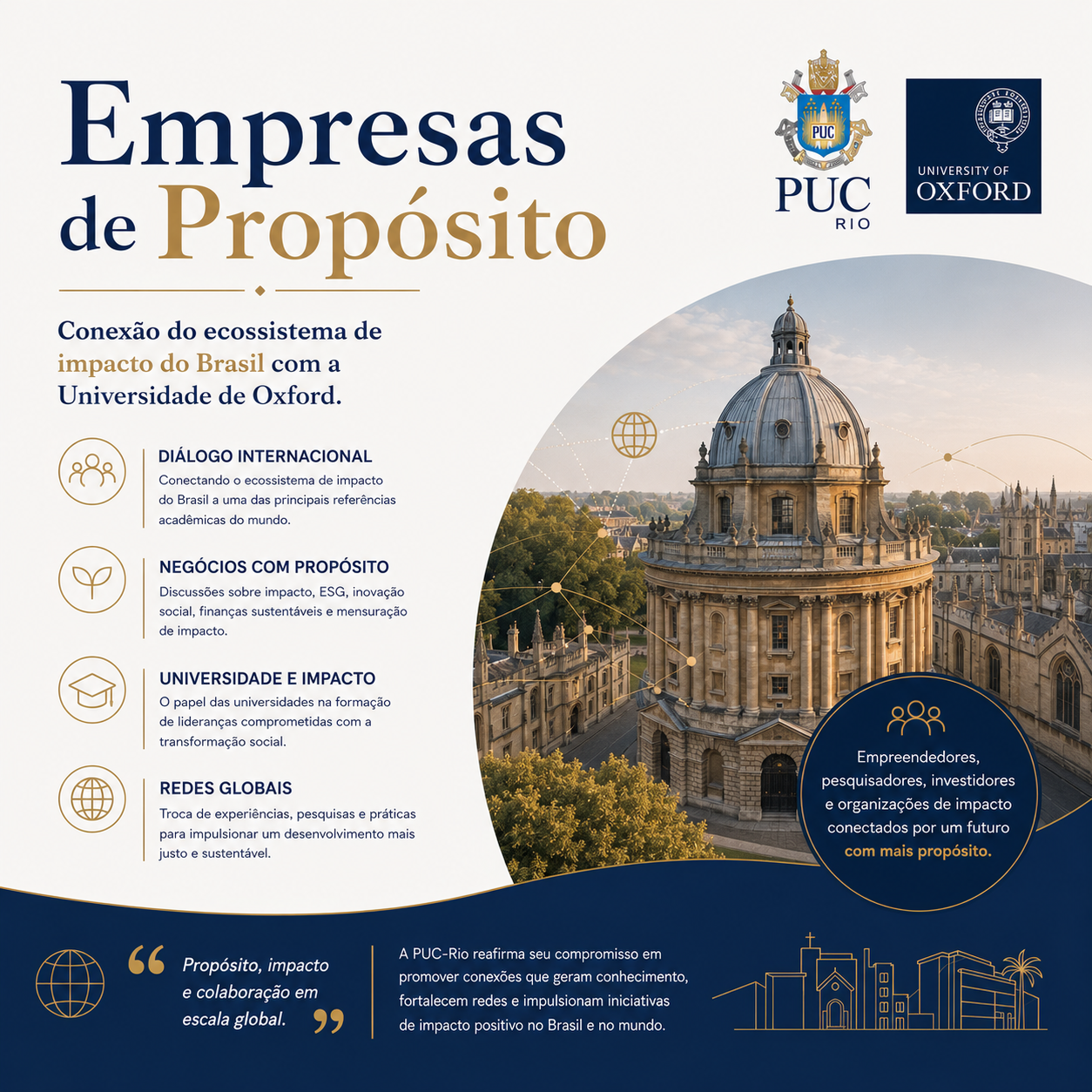 Empresas de propósito: conexão do ecossistema de impacto do Brasil com a Universidade de Oxford